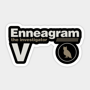 Enneagram 5 Sticker